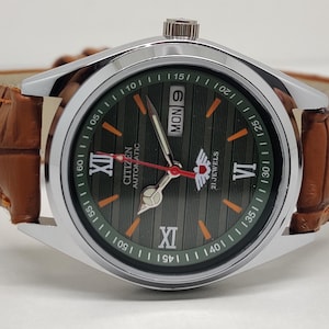 "Citizen Classic Vintage Uhr Automatik Mechanische Herren Edelstahl Armbanduhr, Zeitlos Analog Japan."