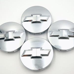 シボレー 4 x 83 mm ホイールセンターキャップ シルバラード サバーバン タホ ホイールハブカバー 4個セット クローム OEMスタイル ホイールハブキャップ 新品