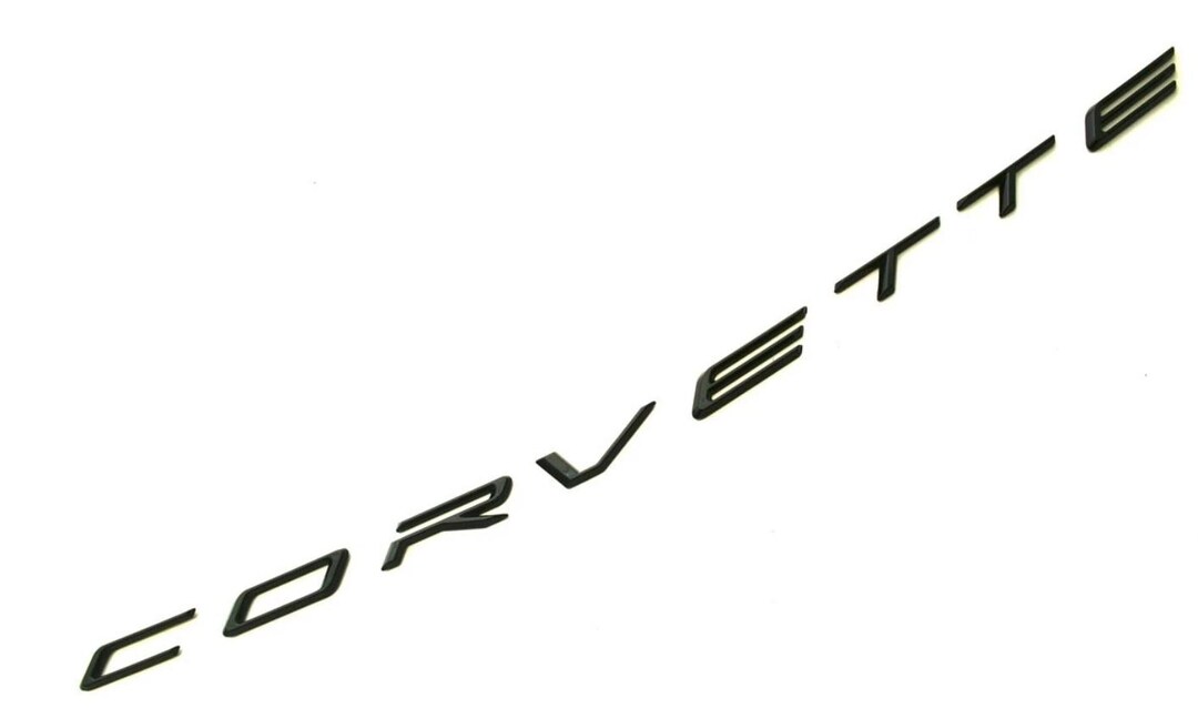 C8 Rear Badging Chevrolet Corvette C8 Rear Letter Emblem Badge 2020\2021 New Script ...