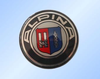 BMW Alpina 74 mm vorne Emblem hohe Qualität Soem Style Abzeichen perfekt passende Ersatz neu