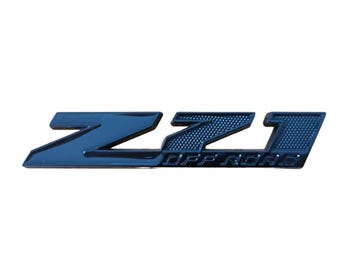 Chevrolet Z71 Off Road Metal Emblem Badge 11cm x 2.3cm Black 11cm New