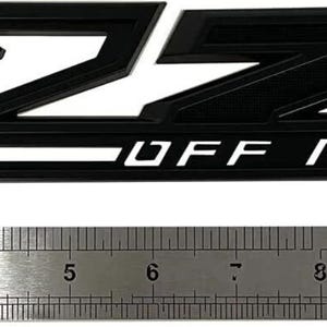 Z71 1pc Off-road Fender Badge for Silverado and Sierra 1500 2500