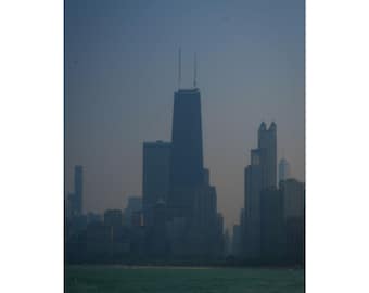Chicago Illinois Skyline John Hancock Center Print