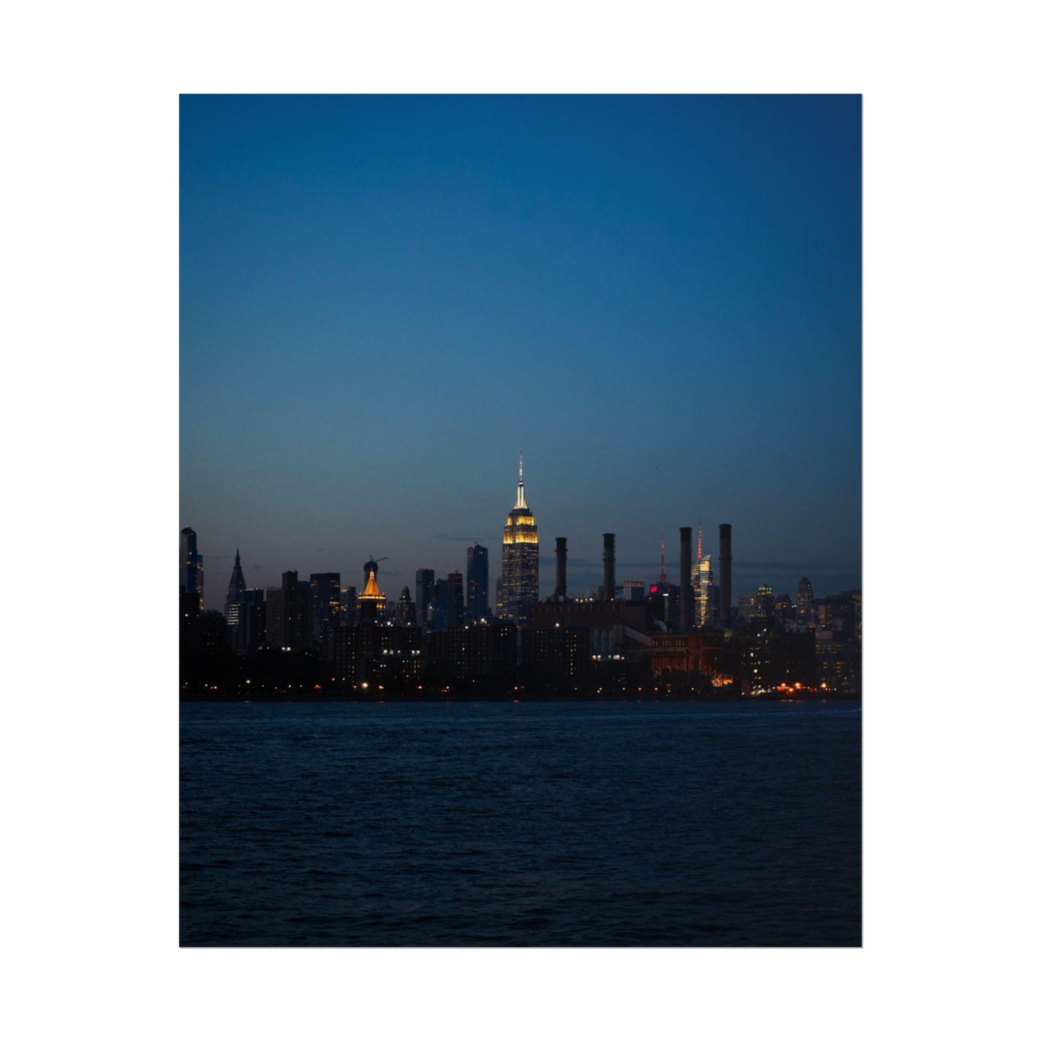 Empire State Building New York City Skyline Print - Etsy