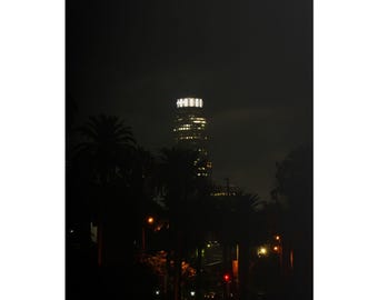Los Angeles California US Bank Tower Skyline Print