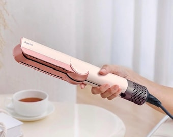 Dyson Ceramic Pink Hair Straightener, Luxury Hair Styling Tool, Premium Hair Iron Gift for Her, Salon Quality Hair Straightener
