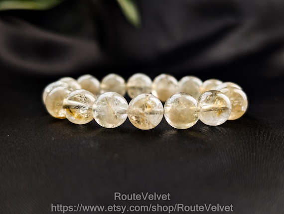 Citrine Bracelet, Gift, Gemstone jewellery Stretch style