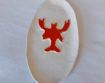 Red Lobster ceramic Platter