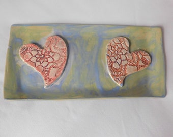 Mothers Day Ceramic Mini Heart Platter