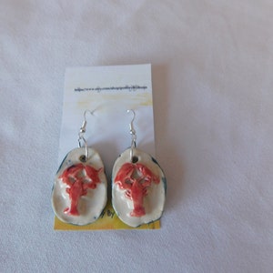 Red Lobster Earrings image 3
