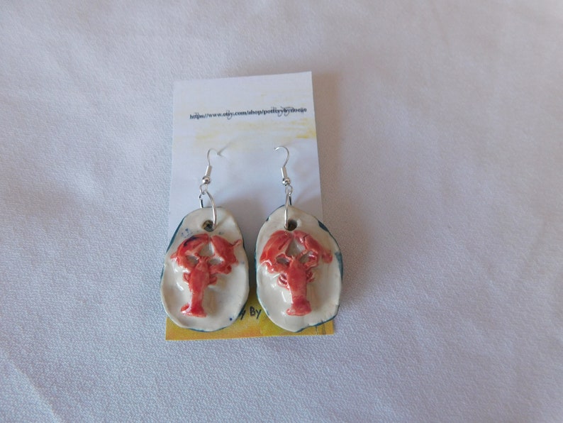 Red Lobster Earrings image 10