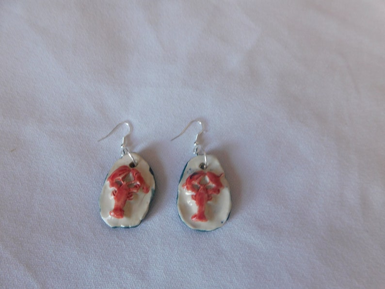 Red Lobster Earrings image 4