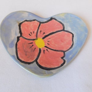 Mothers Day Ceramic Mini Heart Dish blue heart dish