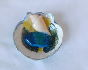 yellow tulip soap dish