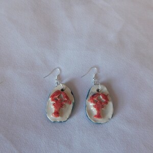 Red Lobster Earrings image 5
