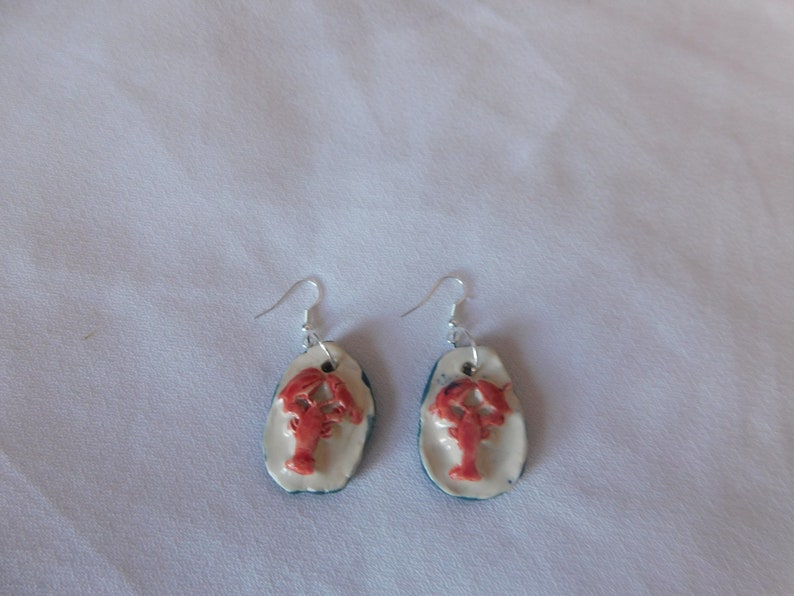 Red Lobster Earrings image 6