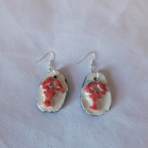 Red Lobster Earrings image 2