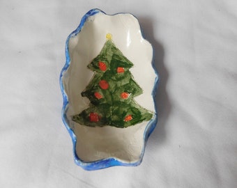 Christmas tree  Ceramic Dish