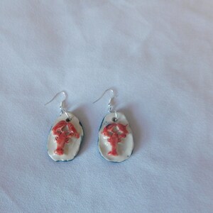 Red Lobster Earrings image 7