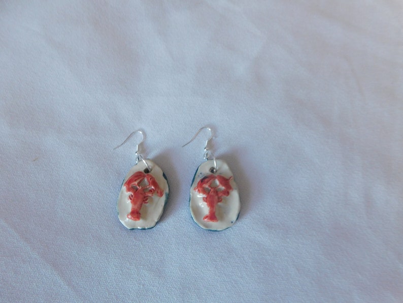 Red Lobster Earrings image 7