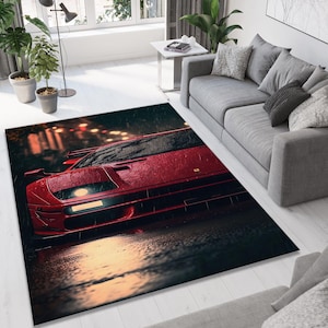 Ferrari Rug, Ferrari Spor Rug,Living Room Rug, Popular Rug,Gift Rug,Motivation Rug,Stylish Rug,Sports car,Vintage Stylish,8x10 Rug,10x12 Rug