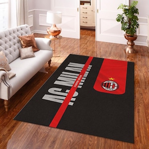 Tappeto Ufficiale AC Milan 70x110 Cm - Antiscivolo Per Interni E Bagno - Foto 4