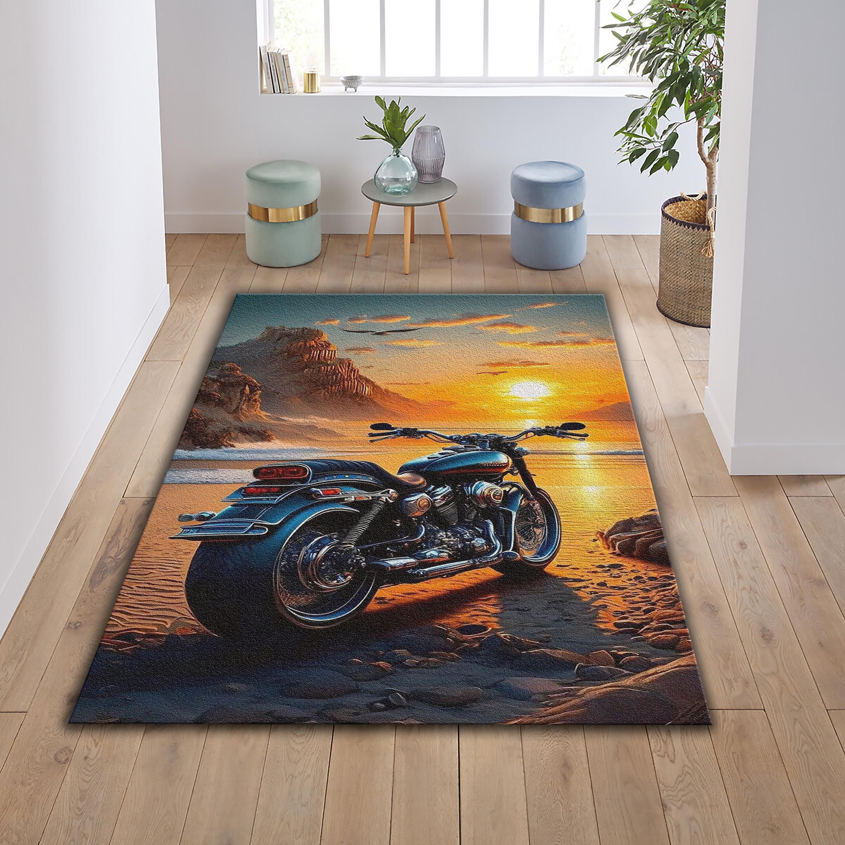 Harley Davidson Rug - Etsy