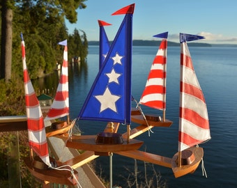 Seis (6) velas de repuesto para &quot;Stars & Stripes&quot;