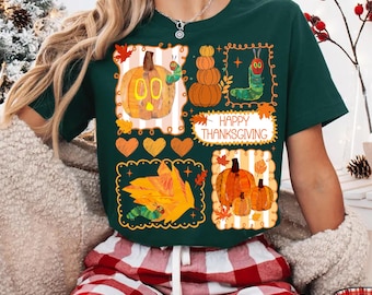 Teacher Thanksgiving PNG, Hungry Caterpillar Fall Thanksgiving png, Children_s Book Thanksgiving PNG, Librarian (Digital Download)