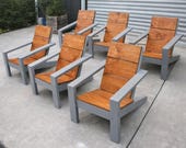 Outdoor Patio Chair Plans, Simple Bench, Garden Furniture, Easy Build Plan PDF Download