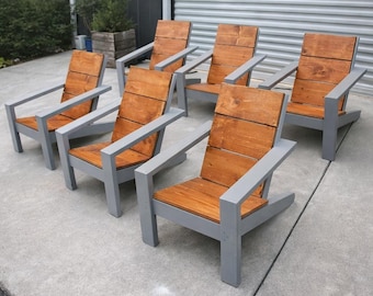 Outdoor Patio Chair Plans, Simple Bench, Garden Furniture, Easy Build Plan PDF Download