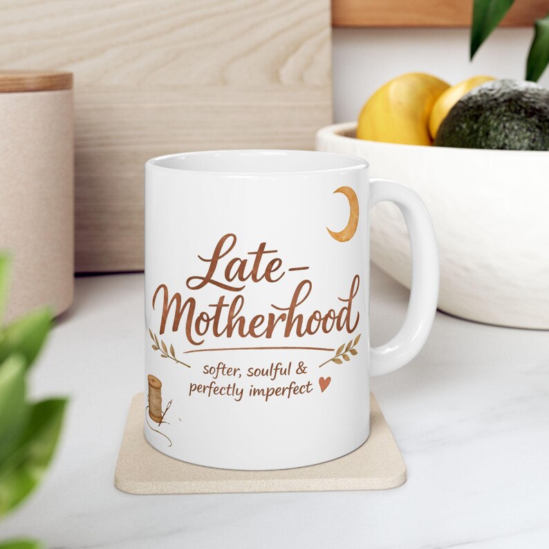 New Mom, Mom Life, Pregnancy Gift, Mothers Day Present, Late Motherhood Mug, Mother’s Day Gift image 2