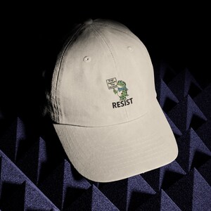 Portland Frog Resist Embroidered Hat-Rage Against The Machine, Resistance Embroidered Hat, Anti ICE Hat, Anti Fascism Hat, Anti Trump Hat,