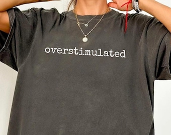 Comfort Colors® Overstimulated Shirt for Mom Cowboy Frog Shirt Unhinged TShirt Weirdcore Clothing Gen Z Shirt Weird Stuff Funny Tshirt