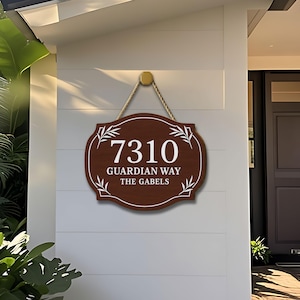 Personalized House Address Sign, House Number Sign, Address Numbers, new House Sign, Personalized Driveway Sign, Number Sign, New Home Gift