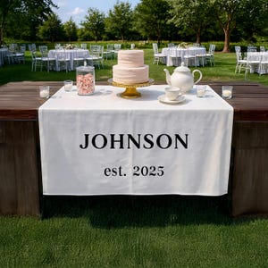 PersonalisedWedding Table Decor, Sweetheart Table wedding, Wedding Table Runner, Sweetheart Table, Personalized Wedding Banner, Custom Sign