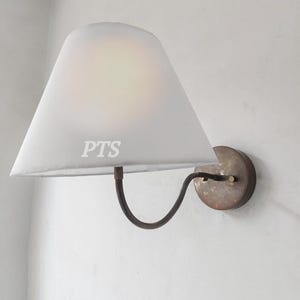 1950s Brass Wall Sconce: Mid-Century Modern Lighting Fixture