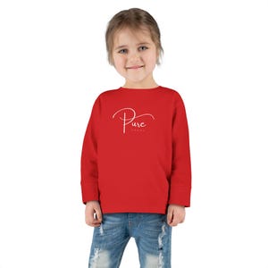 pure Chaos Toddler Long Sleeve Tee, Comfortable Toddler Shirt, Cute Kids Tee, Gift for Toddlers, Everyday Wear, Matching sets