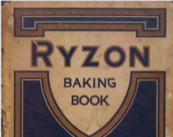 1918 Vintage Ryzon Baking Book PDF Instant Download