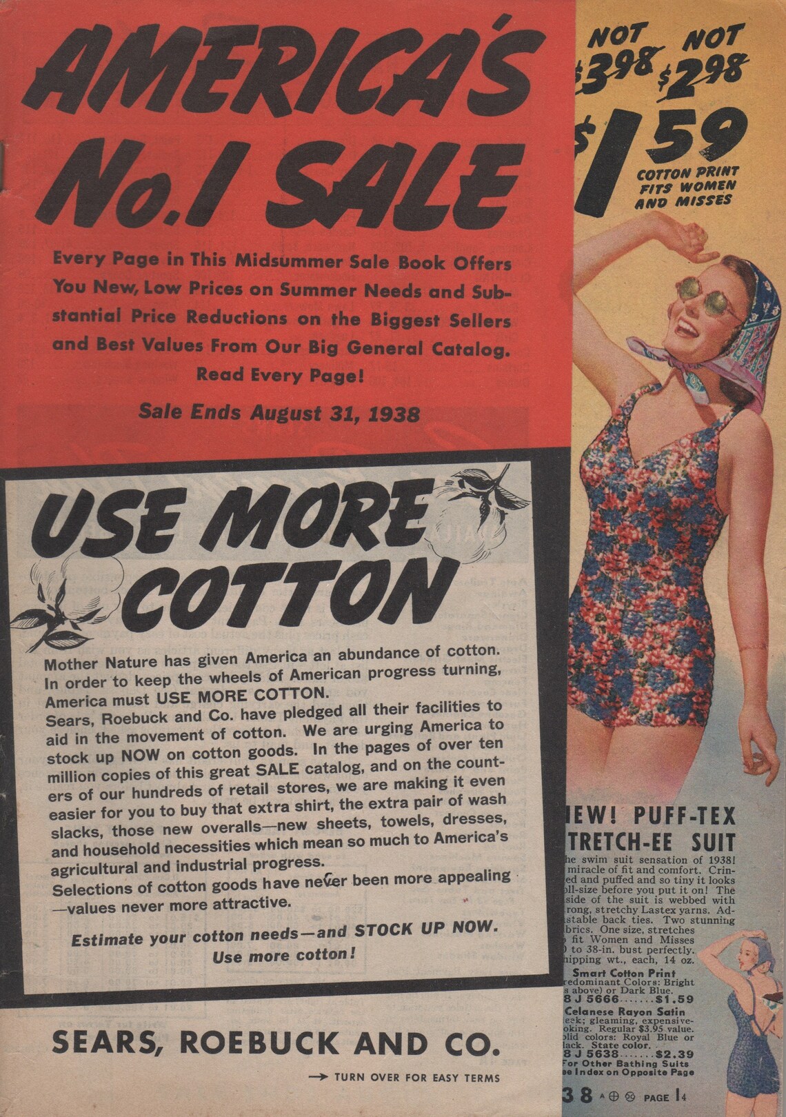 1938 Sears, Roebuck and Co. August 31 Catalog PDF Etsy
