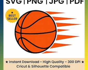 Speed Basketball SVG | Sports Shirt Design (Digital Download)