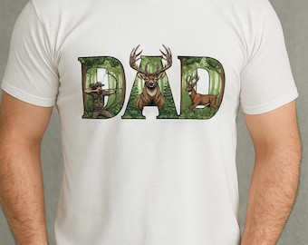 Dad Hunting Deer SVG | Father's Day Shirt Design (Digital Download)