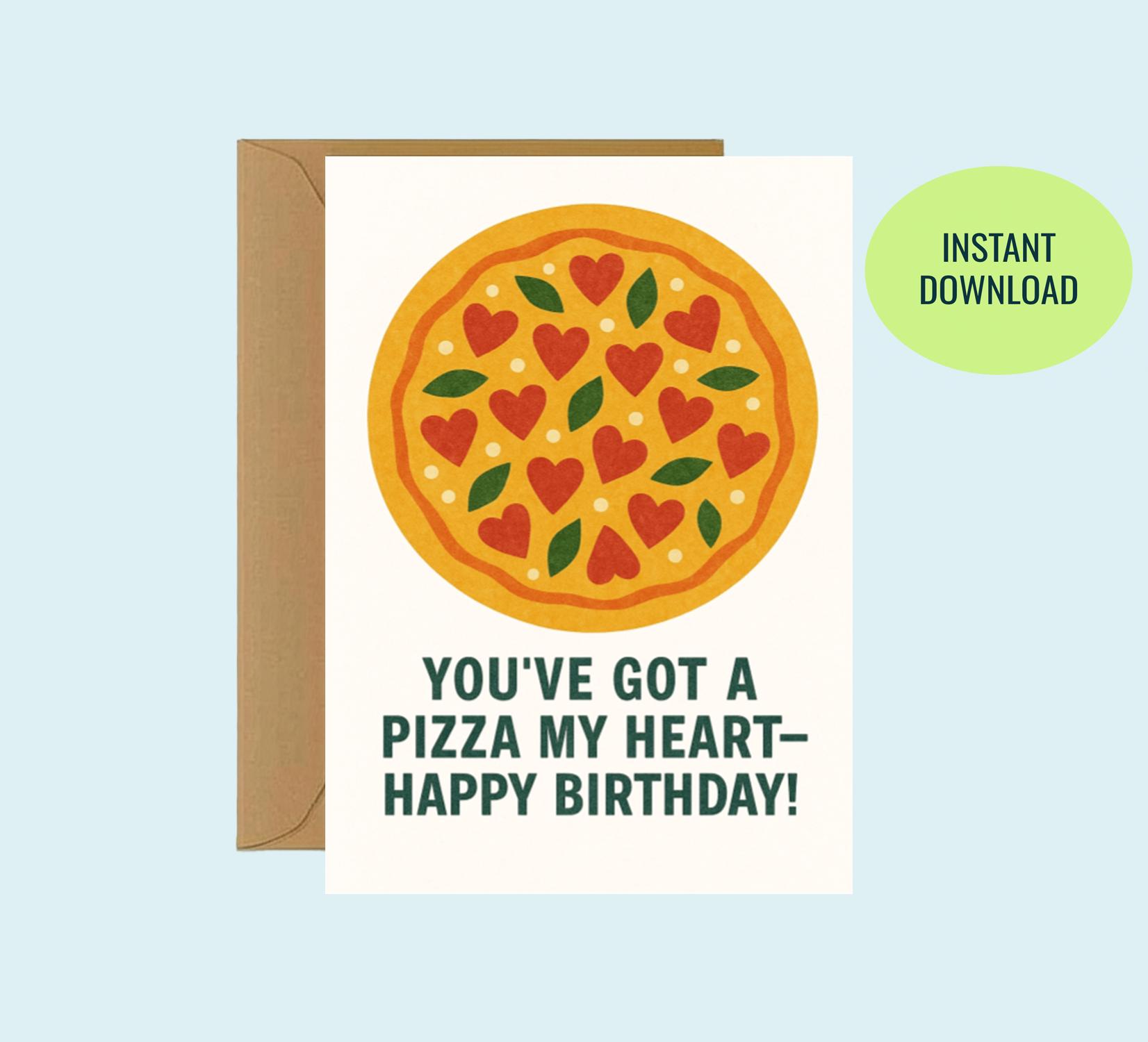 Buy Pizza Joke Card Online In India India