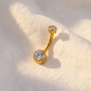 14G Implant Grade Titanium Belly Button Navel Ring/10mm,12mm Navel Ring/Belly Button Piercing/Externally/Navel Piercing