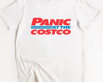 Camiseta "Pánico en Costco", camiseta retro de Costco, camiseta divertida de Costco, regalos de Costco, amantes de Costco, camisetas divertidas
