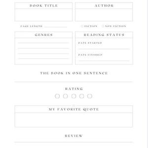 Reading Journal
