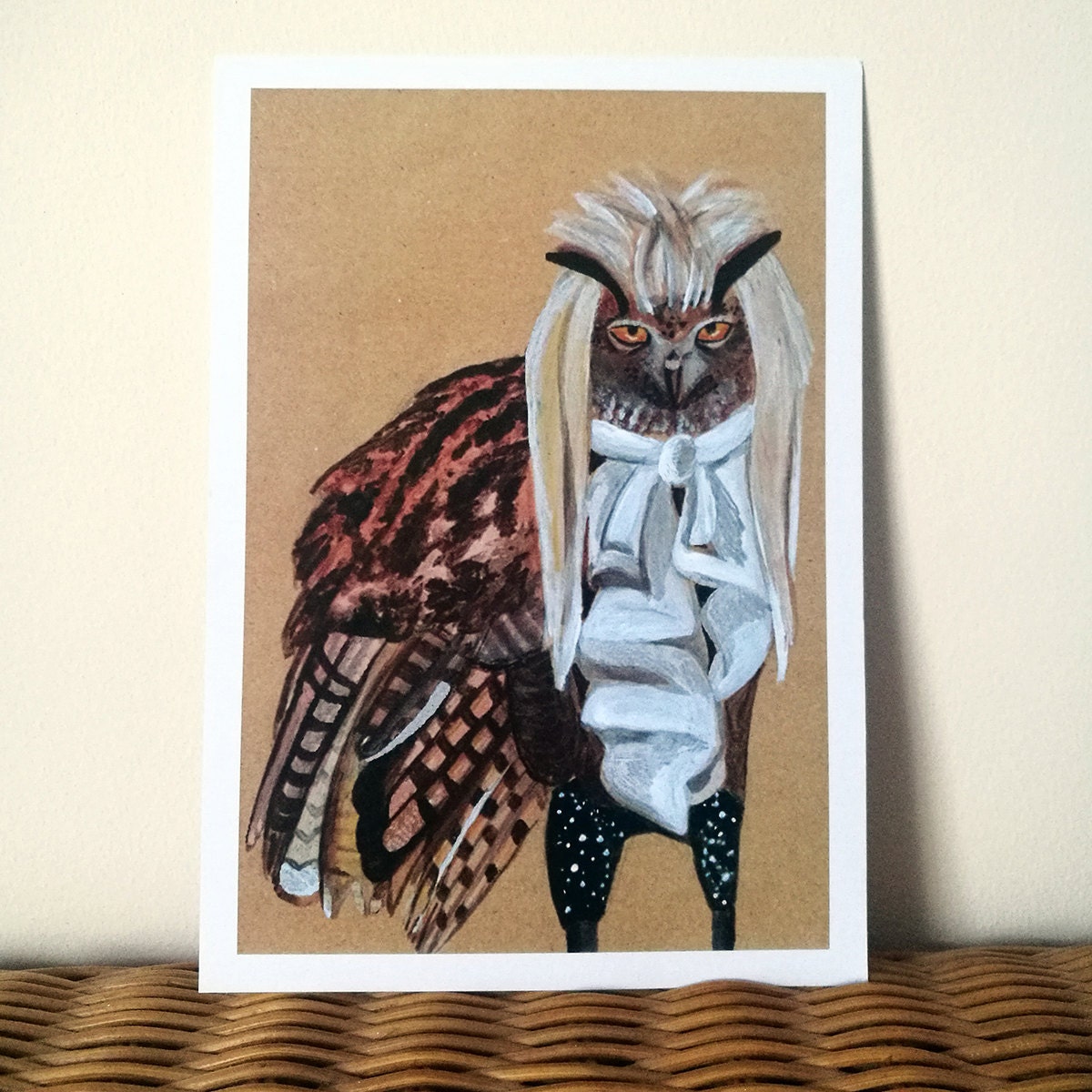 Labyrinth Owl A5 Print | Etsy