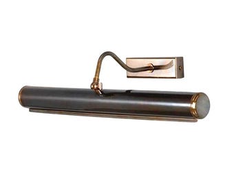 Handmade Brass Wall Picture Light - 22" Vintage Gallery Raw Modern Home Decor Lamp