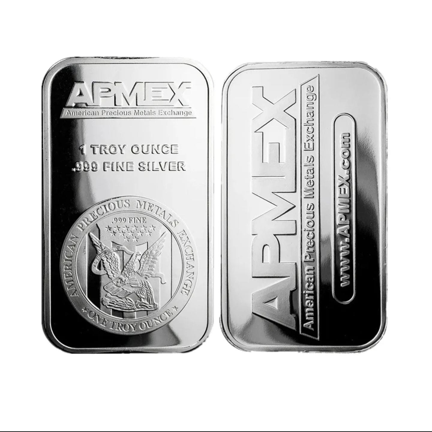 新品未使用　銀インゴット1kg(100ｇ×10個)　APMEX .999 地金 新品未使用 銀インゴット1kg(100g×10個) APMEX .999 地金の通販