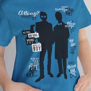 Good Omens: Crowley & Aziraphale Unisex Jersey Short Sleeve Tee